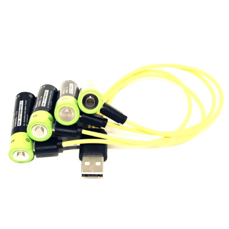 Cncool новый аккумулятор 10 шт. ZNTER В 1250 в AA 1 5 мАч литий-полимерный литий-ионный с usb