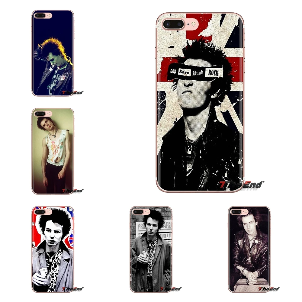 Soft Transparent Shell Case Sex Pistols Sid Vicious For Xiaomi Mi4 Mi5 Mi5S Mi6 Mi A1 A2 5X 6X 8 9 Lite SE Pro Max Mix 2 3 2S |