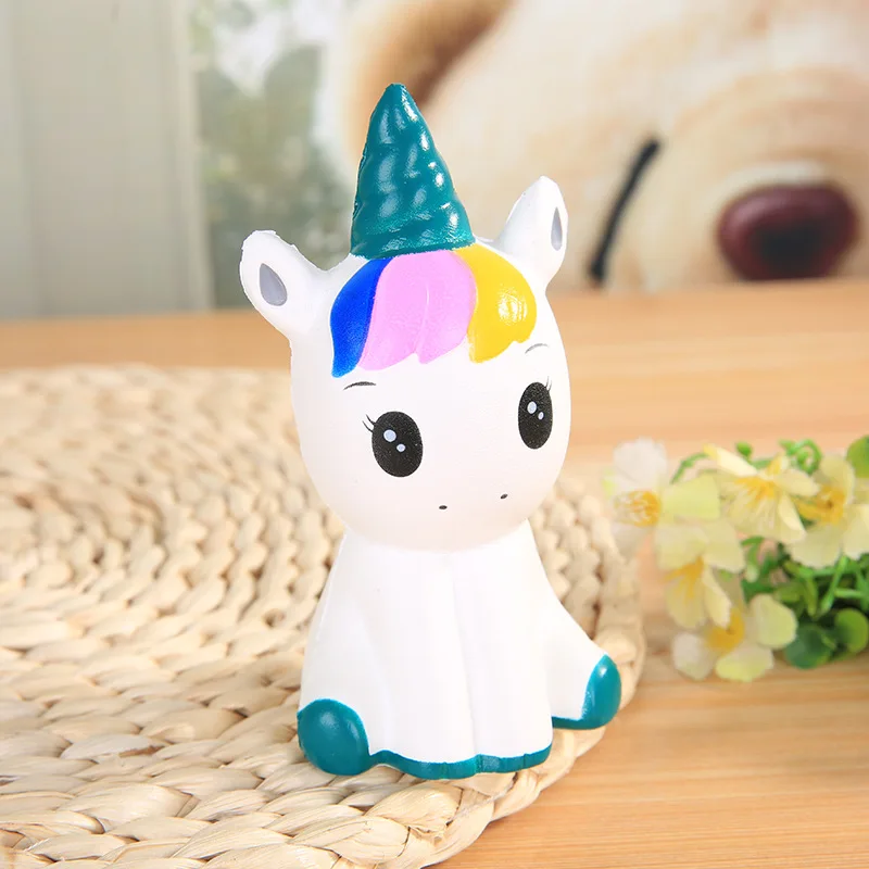 Kawaii мягкие игрушки для детей единорог забавная антистрессовая игрушка милый
