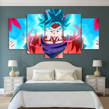 

Modern Canvas Wall Art Poster Modular Muscle Car Painting Printed Black Sports Cars Pictures For Living Room Fashion Home Decor