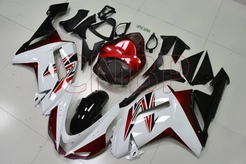 

Abs Fairing Zx6r 2007 - 2008 White Red Motorcycle Fairing Ninja Zx-6r 08 Full Body Kits 636 Zx-6r 08 no paint