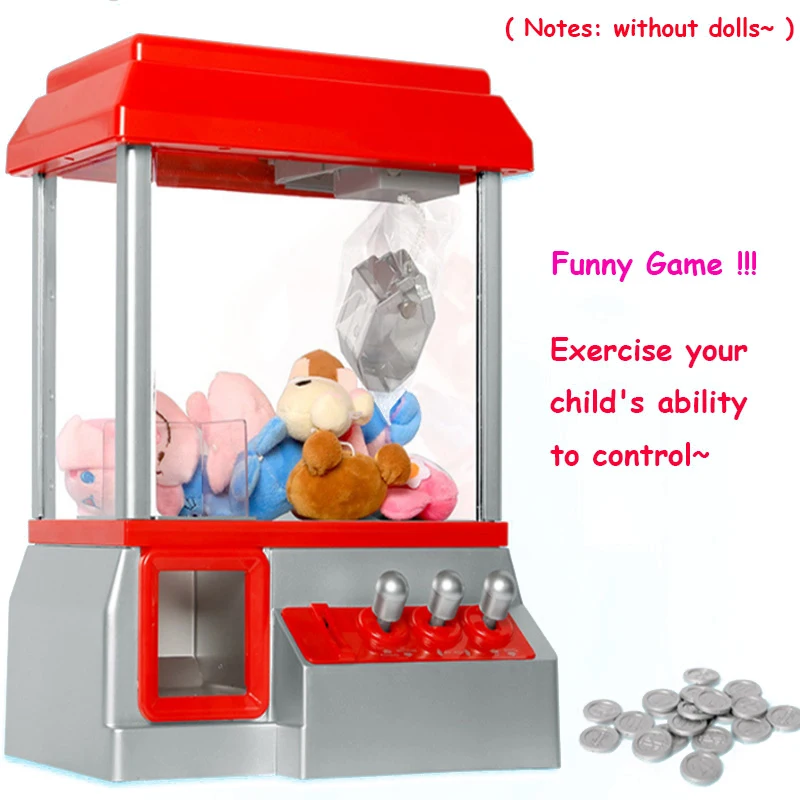 TOYS Electronic Claw Machine LED Lights Candy Grabber Arcade Kid Music Crane