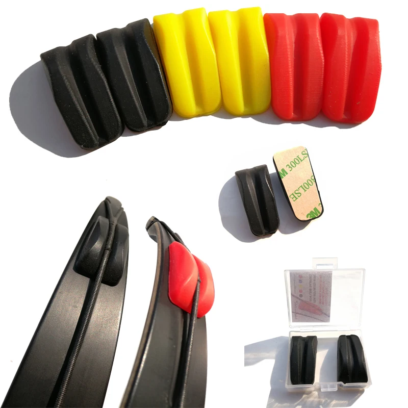 2pcs Archery Bow Stabilizer Limb End Damper Bow String Stabilizer Shock Absorber Takedown Recurve Bow Traditional Reduce Noise 2pcs Archery Bow Stabilizer Limb End Damper Bow String Stabilizer Shock Absorber Takedown Recurve Bow Traditional Reduce Noise