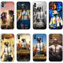 Роскошный мягкий ТПУ чехол для телефона PUBG Game для iPhone 11 Pro MAX SE 6 6splus 7 8Plus 5 5S 6 6S 7 8 MAX XR XS X10 Copue