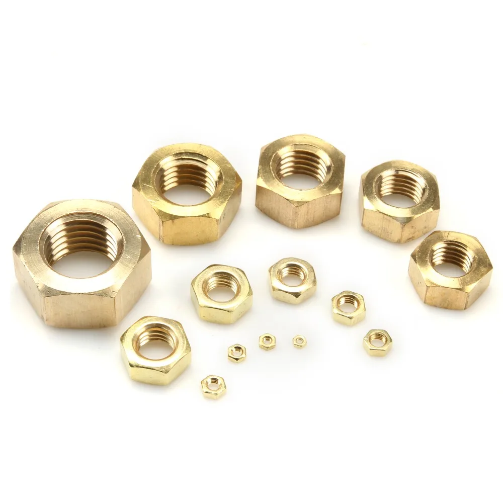 Pack of 50 Metric Thread M1.6 Brass Hex Nuts Freeship To Worldwide 6976350938192