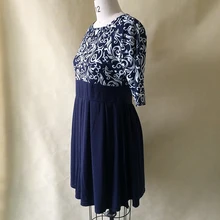 2017 New Women Summer Clothes Dress O-neck Short Sleeve Dress Elegant Print Dresses Plus Size Office Work Dresses vestido de