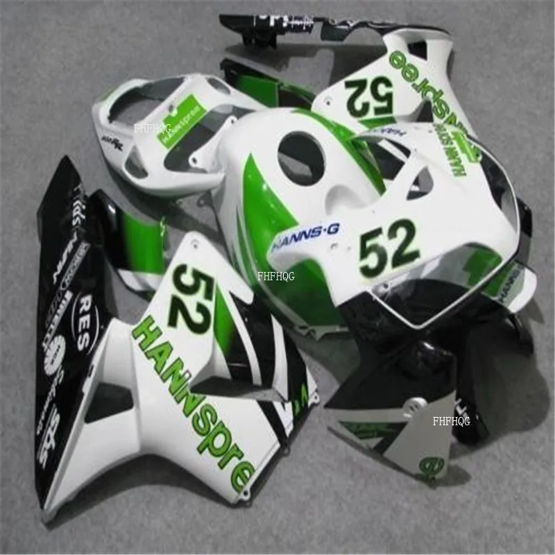 Комплекты обтекателей ABS для Honda CBR600RR F5 05 06 2005 2006 Обтекатели HANNSPREE 52 Белый