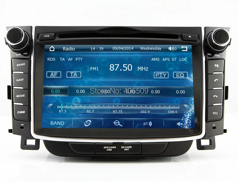 Clearance In Dash Car DVD Player GPS Navigation for Hyundai i30 / Elantra GT with Navigator Bluetooth Radio Stereo USB SD AUX Audio 3