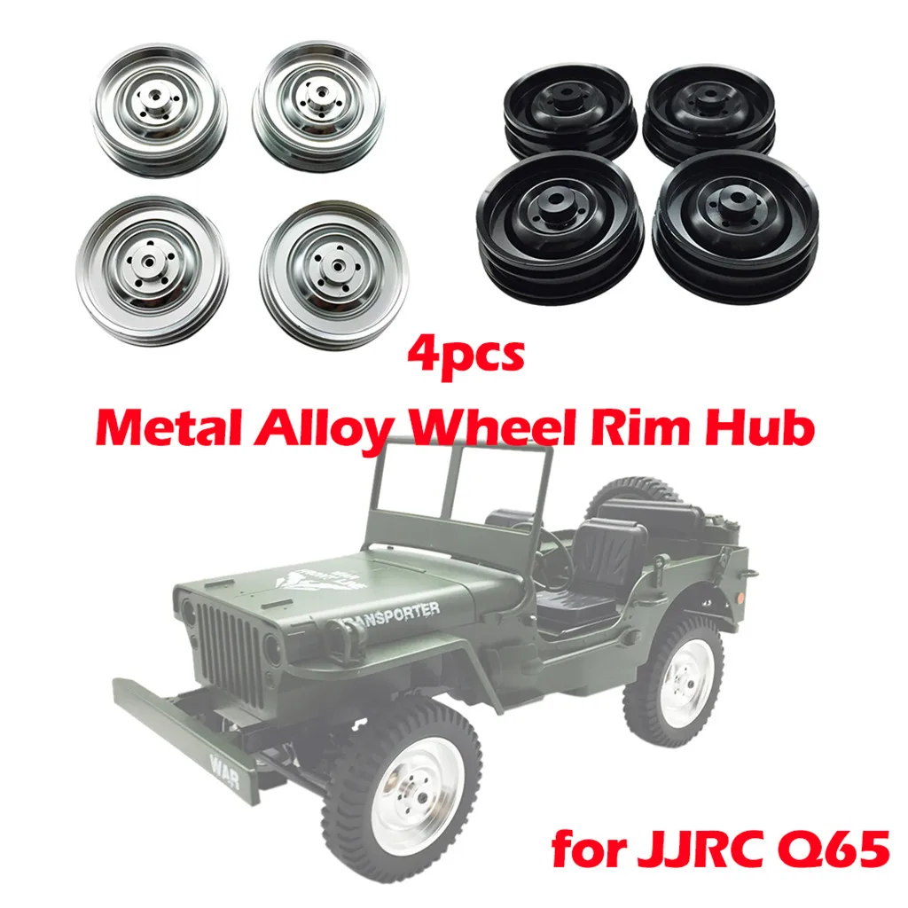 

4pcs High Quality Metal Alloy Wheel Rim Hub for 1/10 Q65 Upgrade RC Car Parts Parts Accessories Toys for Children