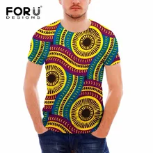 FORUDESIGNS Беговая футболка мужской спортивной Ретро Африканский печати Спортивная футболка Rashgard Для мужчин Бодибилдинг короткий рукав футболки