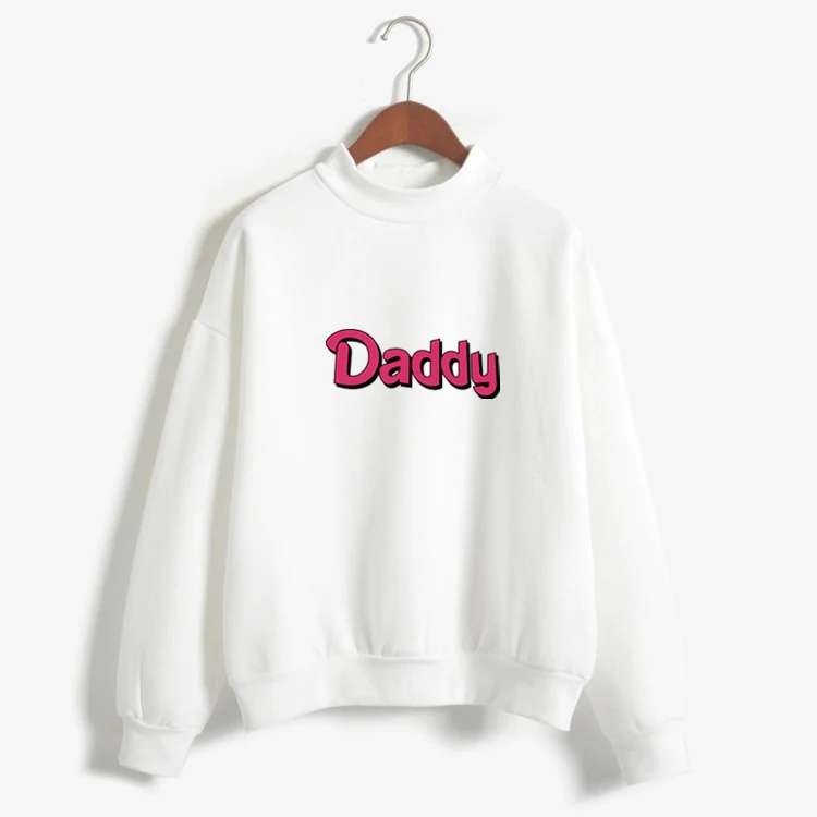 

New Kpop Autumn Women Harajuku Hoodies Long Sleeve Letter Printed Kawaii Pink Sweatshirt Casual Female Moletom Cute Pullover