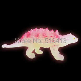 Светящийся динозавр игрушки и подарки флуоресцентный светящийся набор игрушек украшения модели животных трицератопс Стегозавр подарки для детей