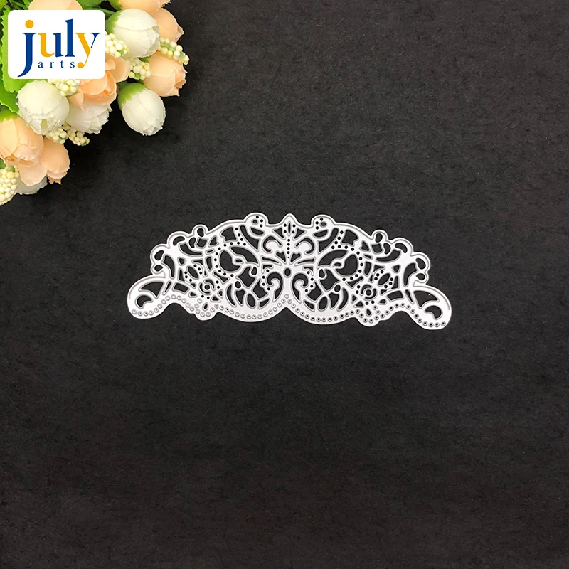  Julyarts Lace Border Style Embossing Cutting Scrapbooking Dies for Wedding Invitation Card Making - 32948200253