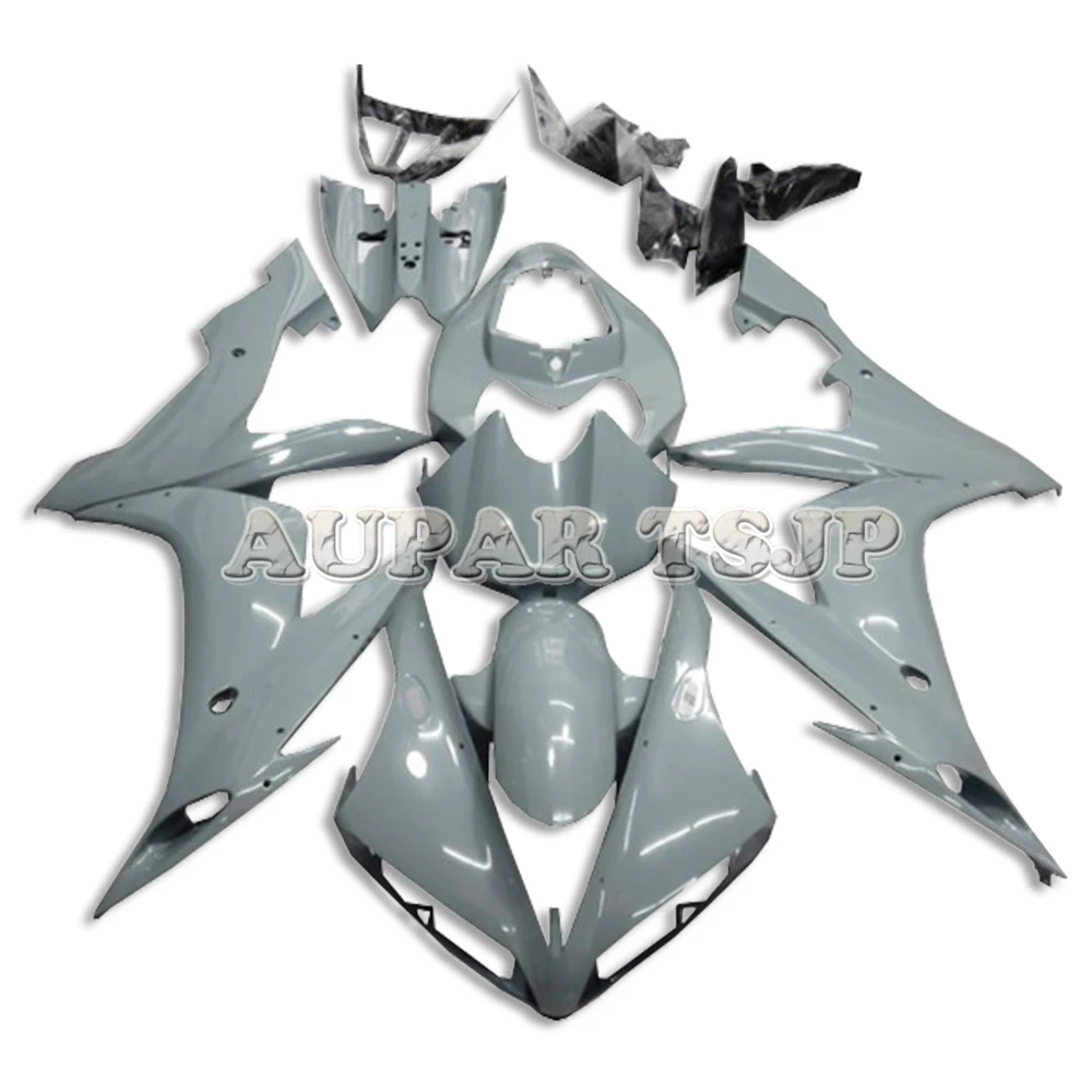 Пластиковый обтекатель комплект для Yamaha YZF1000 R1 2004 2005 2006 R1 04-06 МОТОЦИКЛ ABS инжектор Блестящий серебряный Cowlings