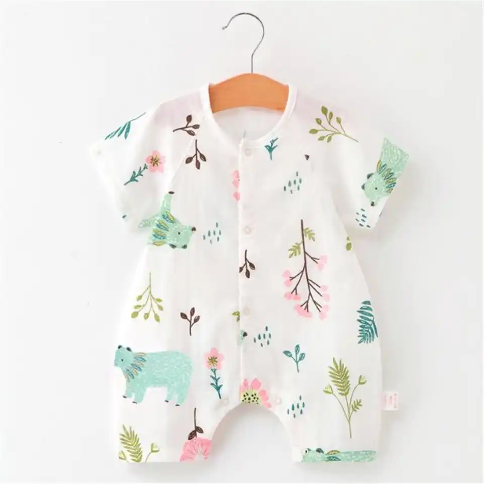 muslin cotton baby clothes