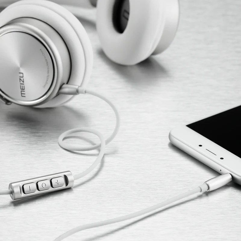 Cheap Price Meizu HD50 Headband HIFI Stereo Bass Music Headset Aluminium Alloy Shell Low