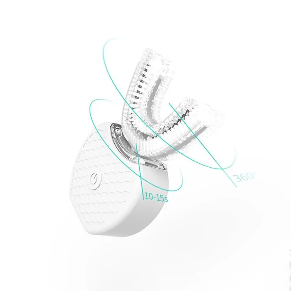

360 Degree Toothbrush Wireless USB Charging Lazy Automatic Sonic Silicone Electric Toothbrush Teeth Whitening Cleaning Brush