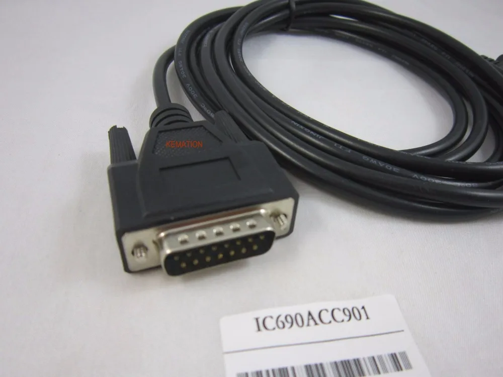 Совместимость IC690ACC901 RS232 интерфейс адаптера для GE90 серии PLC Кабель для программирования RS232/SNP Интерфейс 2,5 м