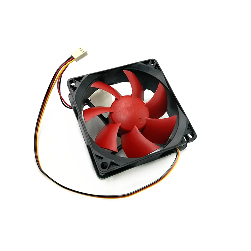 Бесшумный Компьютерный Вентилятор Cooling12V светодиодный охладитель процессора охладитель для процессора для ПК ноутбук 80x80x25 мм