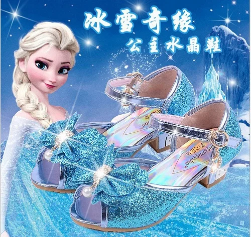2018 детские сандалии принцессы Детская Свадебная обувь для девочек Модельные