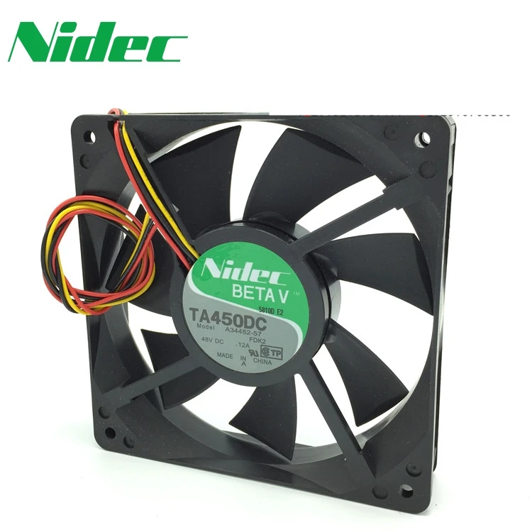 120*120*25 мм TA450DC A34452-57 48 V 0.12A(12 см); 12025 вентилятор преобразователя