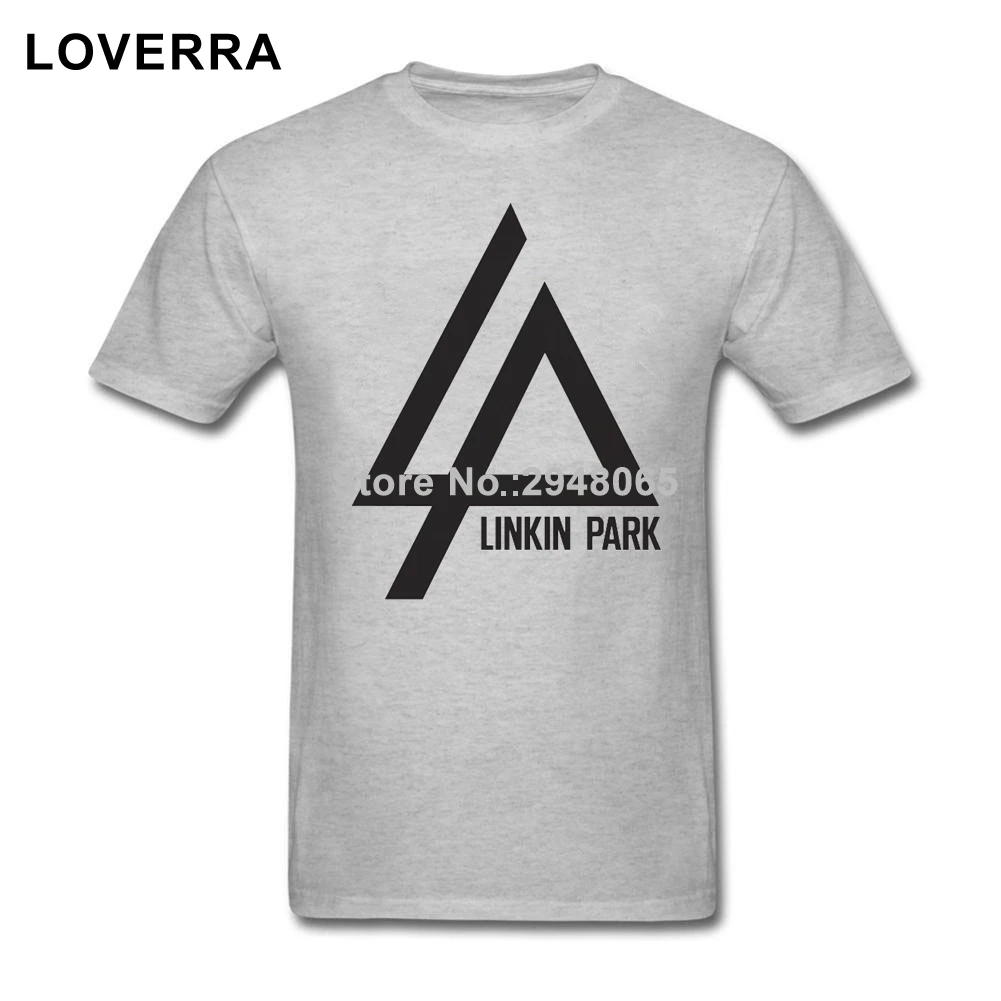 Linkin Park логотип Футболка Для мужчин Изделие из хлопка с короткими рукавами Фитнес
