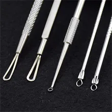 OUTTOP 5 шт./1 комплект угревая лицевая акне Профессиональный портативный инструмент для чистки пор из нержавеющей стали Mar25