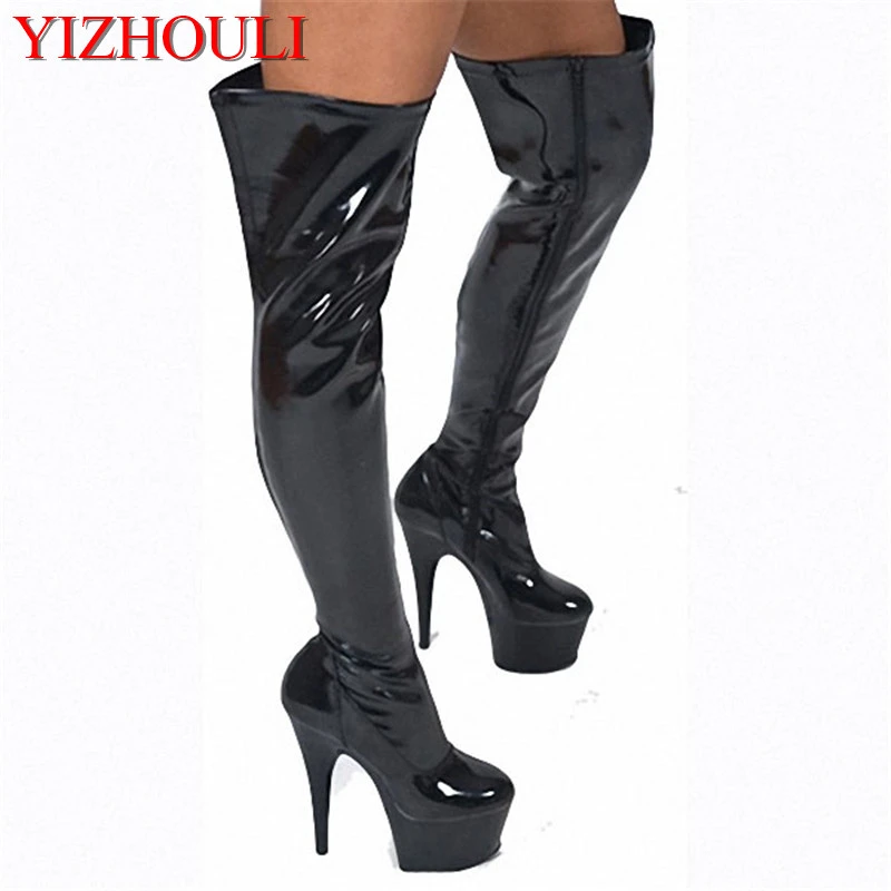 heel thigh boots