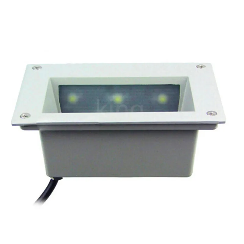 

Free Shipping 9W led corner lamp recessed stair floor lights LED step light Warm Cold White AC85-265V
