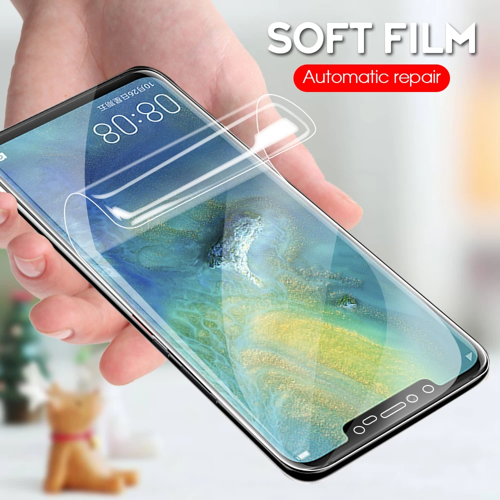 9D полное покрытие мягкая Гидрогелевая Передняя пленка для Honor 10 HD защитная экрана