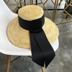 2018 Новый Для женщин солнца Шапки пшеничной соломы сверхбольшие поля купол ведро Шапки Лето Sunproof шапки пляж Повседневное путешествия