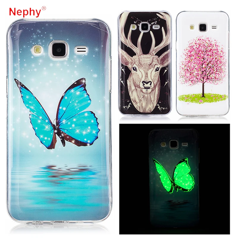 Светящийся мягкий чехол Nephy для Samsung Galaxy S5 S6 S7 Edge S8 Plus Grand Prime A5 A3 J3 J5 J7 2015 2016 2017 Note 8