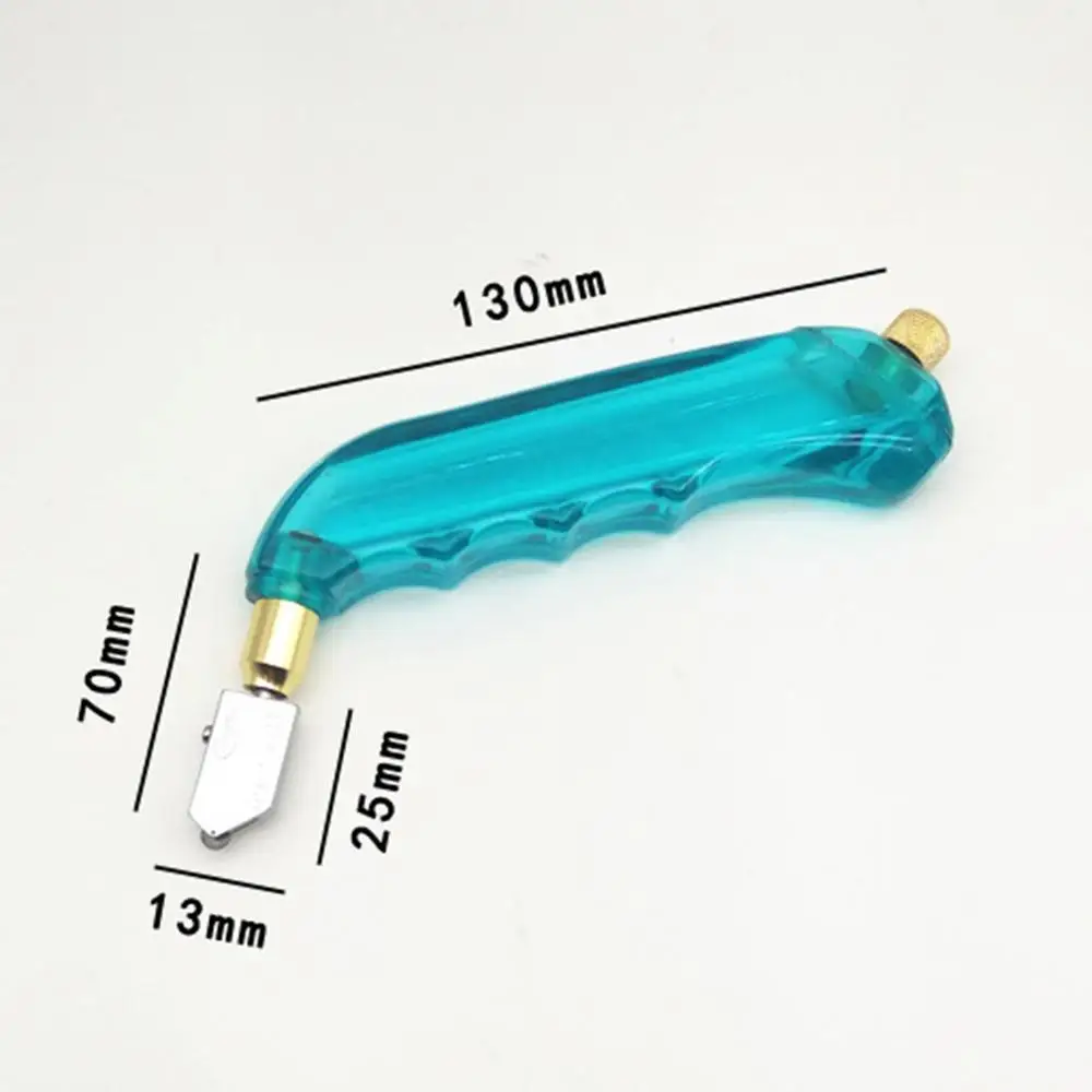 

1pc Pistol Grip 0iled Glass Cutter Tungsten Carbide Stained Glass Cutting Tool Hand Tools Color Random