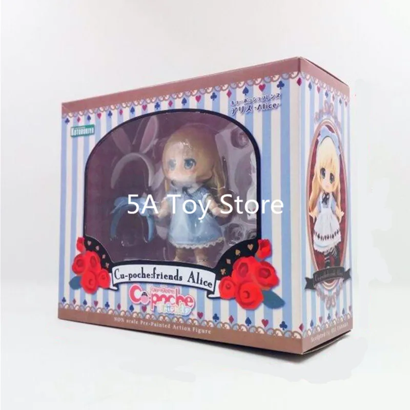 

Cu-poche friends Alice from Alice in Wonderland Nendoroid Doll PVC Action Figure Collectible Model Toy 10cm Retial Box