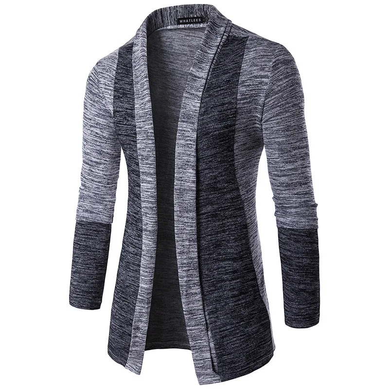 Popular Mens Long Cardigan-Buy Cheap Mens Long Cardigan Lots From 2016 New New Autumn Sweater Men Fashion Patchwork Sleeve Long Cardigan Men Tops(China ( - Popular Mens Long Cardigan-Buy Cheap Mens Long Cardigan Lots From