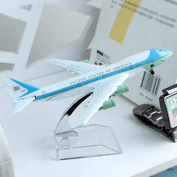 

16cm 1:400 USA Airlines Boeing 747-200 Airbus Plane Model Zinc Alloy Model Aviation Model The Force One Aircraft Airplane Model