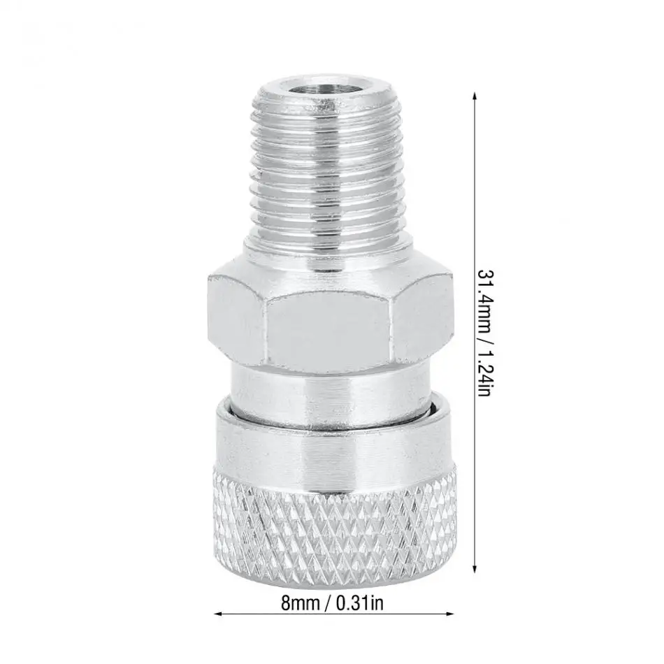8 мм 1/8NPT резьба быстроразъемный соединитель подходящий переходник