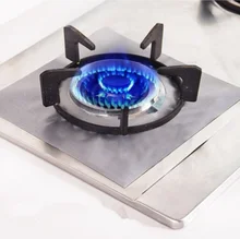 2 Pçs/lote Reutilizável Folha Faixa de Fogão A Gás Fogão Queimador Liner Protetor Capa Para A Limpeza de Utensílios de Cozinha