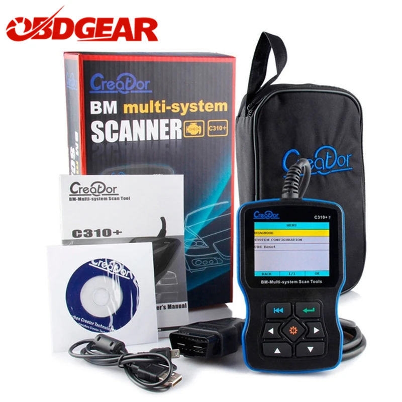 

2019 Latest V7.6 Vesion Creator C310 Car Diagnostic Scanner For BMW e46 e39 e60 e90 e36 x5 OBD2 Scanner With Airbag/ ABS/ SRS