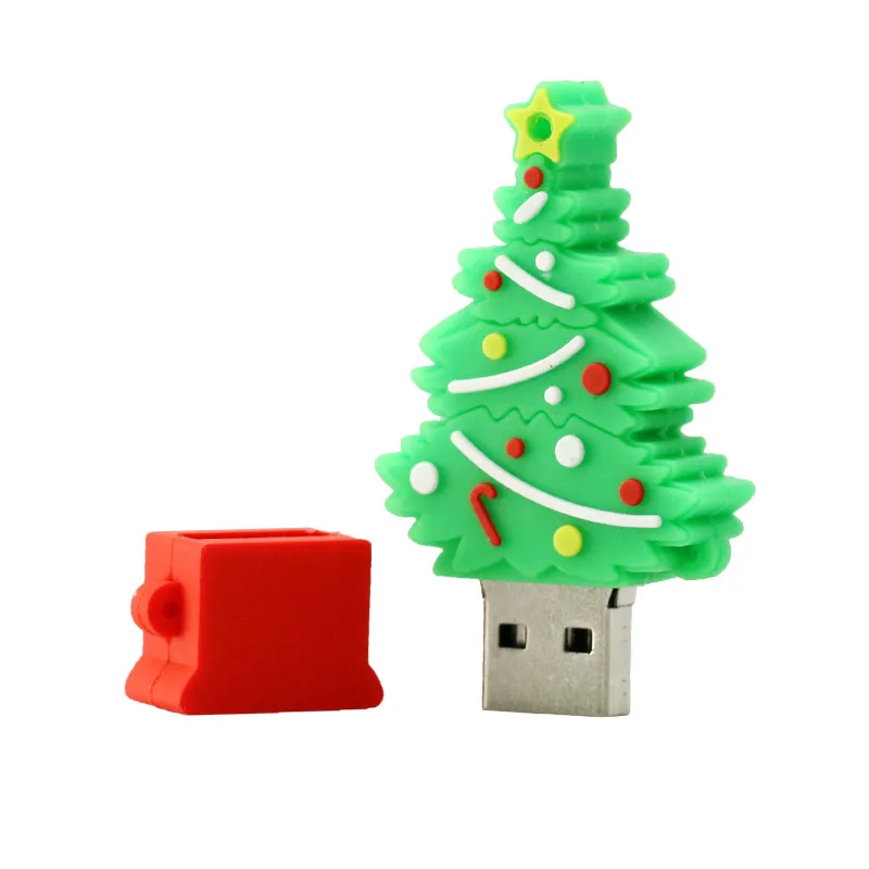 USB флеш-накопитель 128 Гб мультфильм Рождественский подарок USB флэш-накопитель 4 GB/8 GB/16 GB/32 GB/64 GB, с принтом «Олень», USB флэш-карта памяти, Флеш накопитель