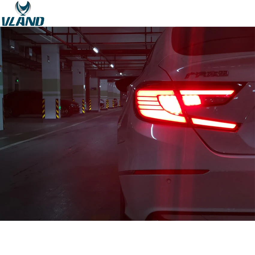 2016-UP год светодиодные задние фонари для Honda Accord 10th Gen Автомобильный задний фонарь