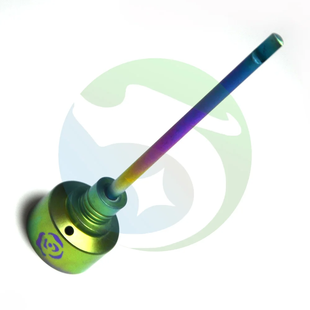 

Titanium nail dabber kit carb cap 14mm 18mm gr2 titanium wax dabber dab carving tool
