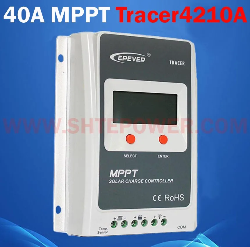 max pv input voltage 100v mppt control 40a solar charge controller 12v