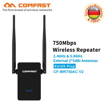 

COMFAST 750Mbps 802.11ac Dual Band 5Ghz Wifi Repeater wifi Router WIFI extender wi fi signal Amplifier booster Wi-fi Roteador