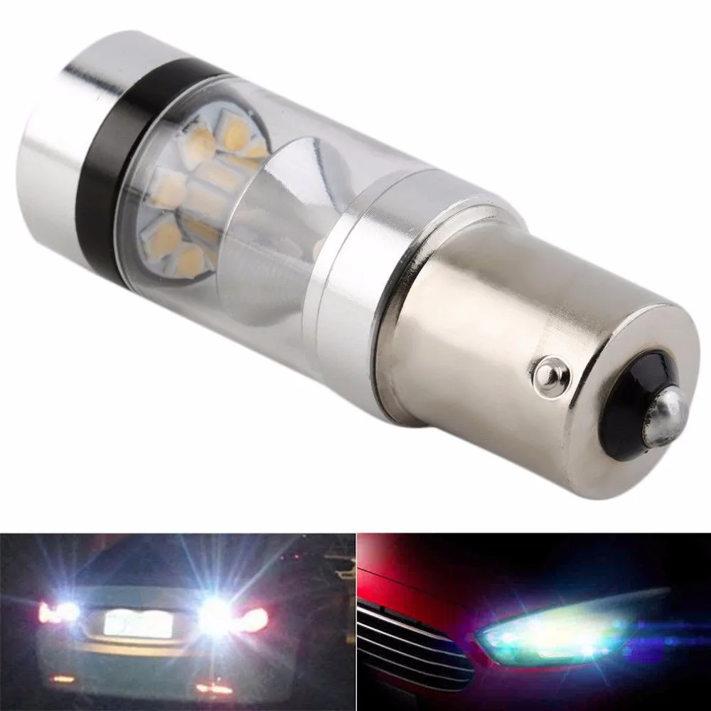 2 шт. CREE XBD чипы LED 100 Вт 1156 S25 P21W BA15s LED Резервное копирование свет автомобиля Обратный лампа для автомобиля