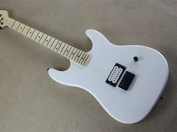 

2019 New Arrival Factory Firehawk White & Red & Black Custom Shop Maple Fingerboard Basswood Body Electric Guitar single pickup