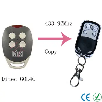 

Ditec GOL4C remote control 433.92MHz garage door Ditec GOL4C remote control
