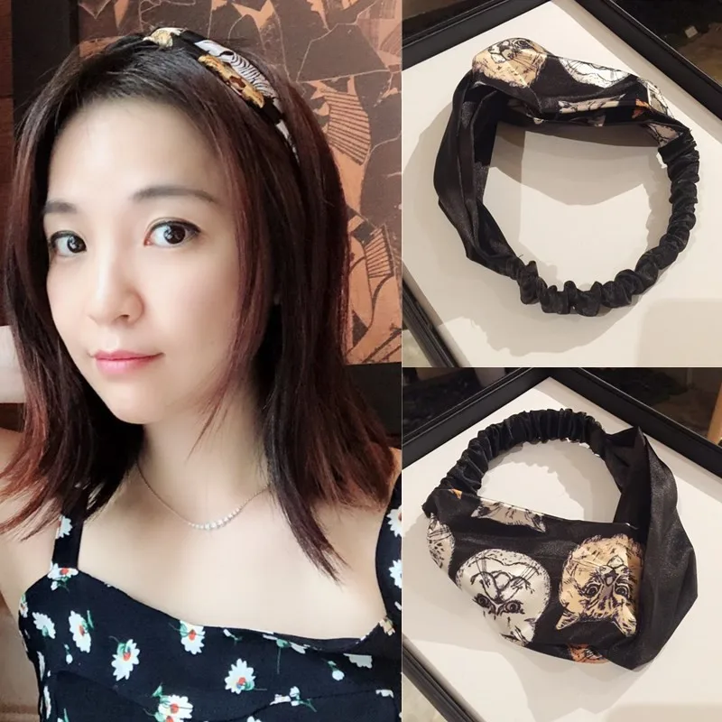 

Fashion cute cat Headbands for Women Girls Headband Christmas Headwrap Hairband Hair Accessories New years Gift