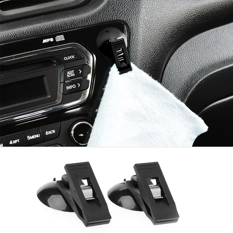 4 PCS Car Windshield Parking Ticket Holder, Transparent Plastic Parking