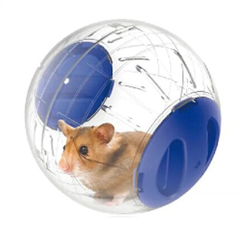 

S/L NEW TWO Color Home Pet Funny Running Ball Plastic Grounder Jogging Hamster Pet Small Exercise Toy